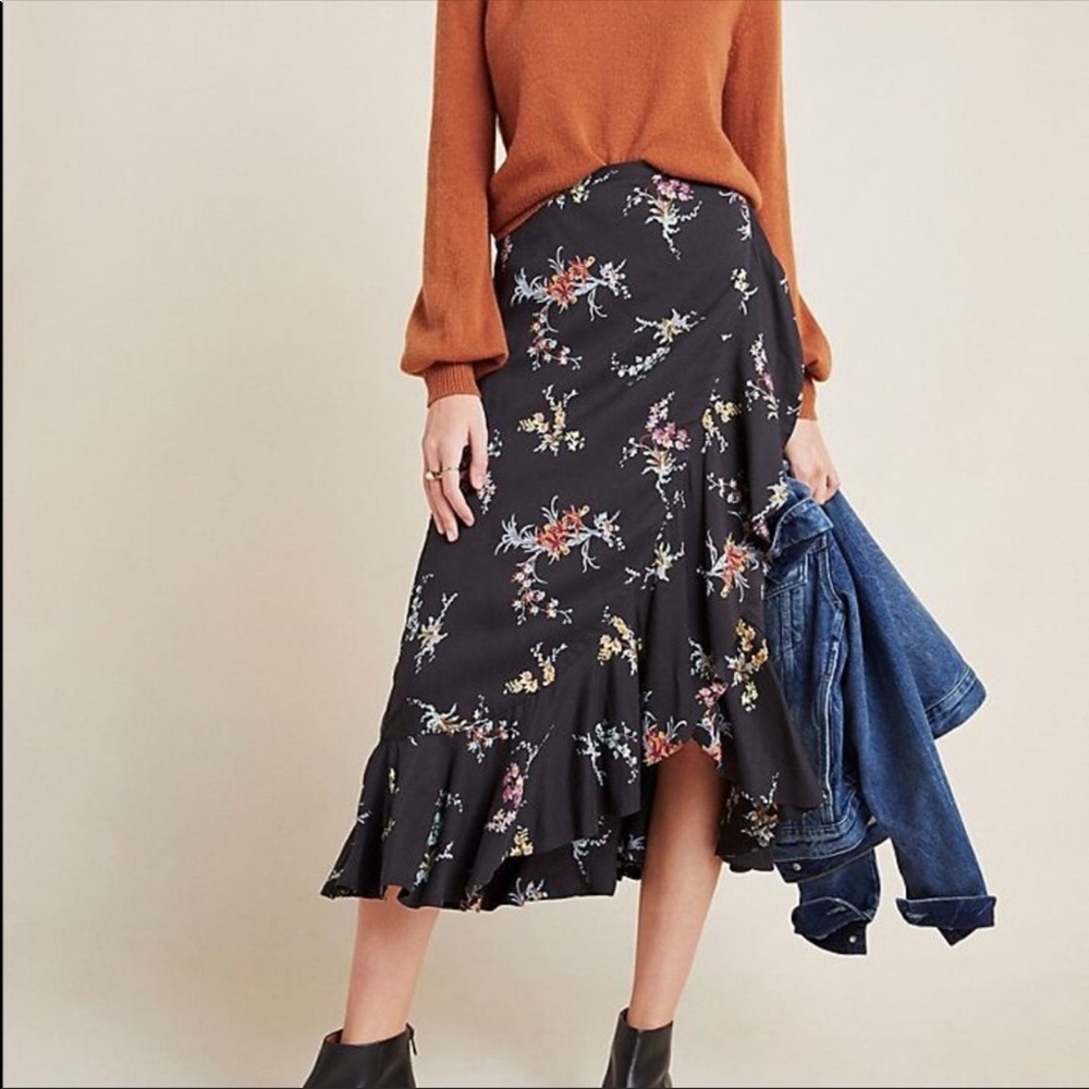 Anthropologie Paige Wrap Skirt